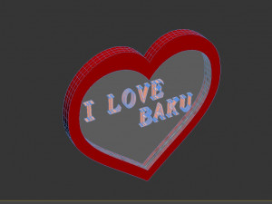 heart decor 3D Model