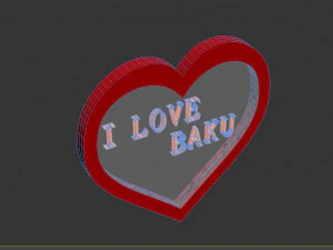 heart decor 3D Model