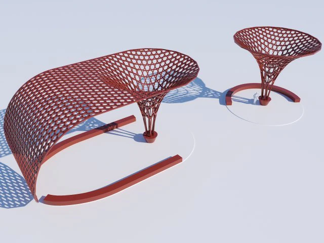 parametric decoration stand 3D Model .c4d .max .obj .3ds .fbx .stl .blend 