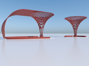 parametric decoration stand 3D मॉडल