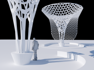 parametric decoration stand 3D मॉडल