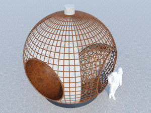 globe reading space 3D Model