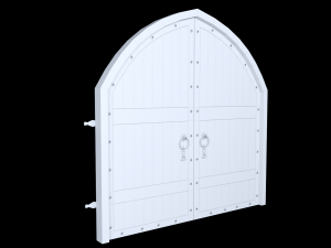 arch double door 3D 모델