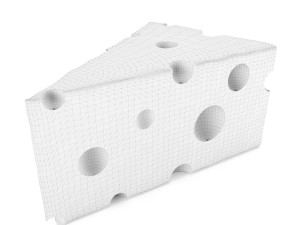 slice of cheese Modèle 3D