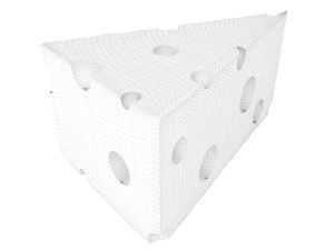 slice of cheese Modèle 3D