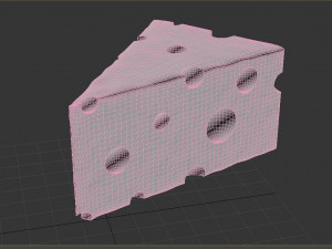 slice of cheese Modèle 3D