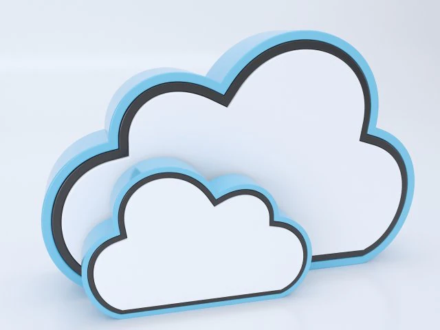 cloud icon 3D Model .c4d .max .obj .3ds .fbx .stl .blend 