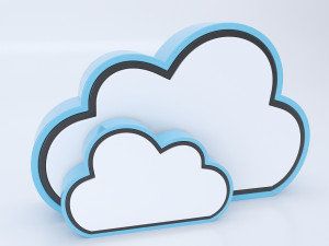 cloud icon 3D 모델