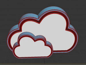 cloud icon 3D Model