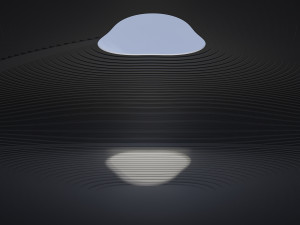 parametric circular landscape 3D Model