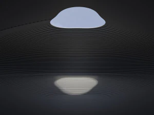 parametric circular landscape 3D Model
