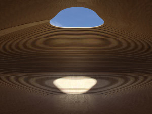 parametric circular landscape 3D Model