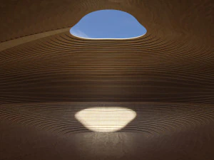 parametric circular landscape 3D Model