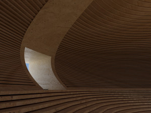 parametric circular landscape 3D Model