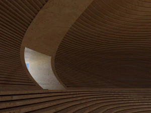parametric circular landscape 3D Model