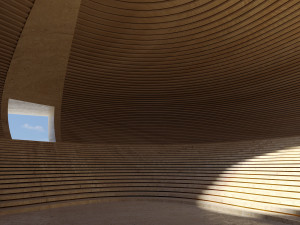 parametric circular landscape 3D Model