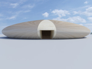 parametric circular landscape 3D Model