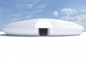 parametric circular landscape 3D Model