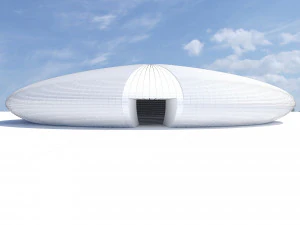 parametric circular landscape 3D Model