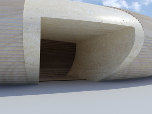 parametric circular landscape 3D Model