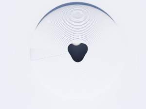 parametric circular landscape 3D Model