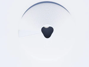 parametric circular landscape 3D Model