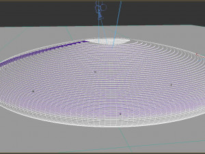 parametric circular landscape 3D Model