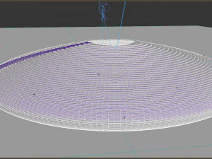 parametric circular landscape 3D Model