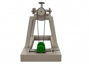 roll unwinder machine 3D Model