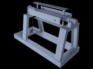 roll unwinder machine 3D Model