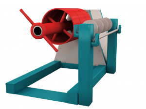 roll pickup machine 3D-Modell