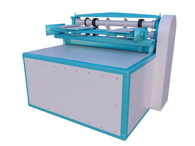 roll cutting machine 3D Модель .c4d .max .obj .3ds .fbx .stl .blend 