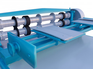 roll cutting machine 3D Модель