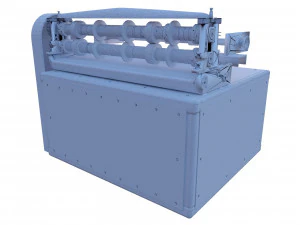 roll cutting machine 3D Model