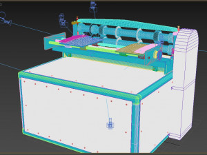 roll cutting machine 3D Модель
