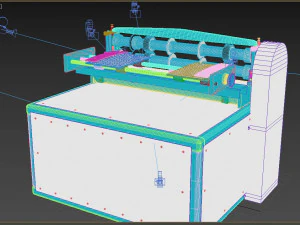 roll cutting machine 3D Model