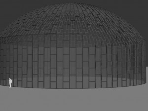 dome glass 3D मॉडल