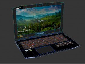 acer predator helios 300 3D Model