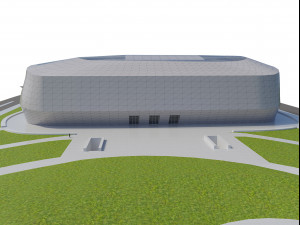 baku congress hall Model 3D