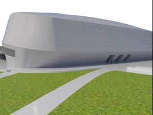 baku congress hall Model 3D
