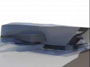 baku congress hall Model 3D