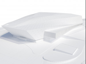 baku congress hall Model 3D