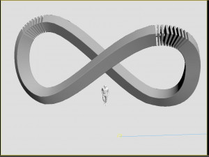 infiniti stand 3D 模型