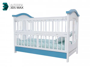 baby bed 3D Model