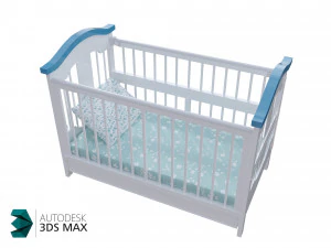 baby bed 3D Model