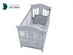 baby bed 3D Model