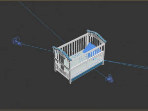 baby bed 3D Model