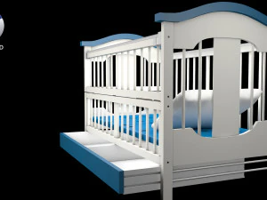 baby bed 3D Model