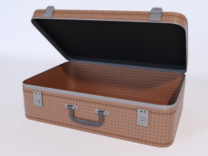 vintage suitcase 3Dモデル
