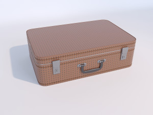 vintage suitcase 3Dモデル